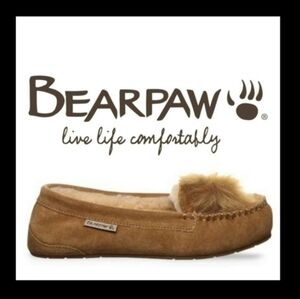 BearPaw 'Erika' Wide Moccasin Slipper